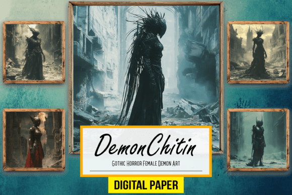 Download Gothic Horror Female Demon Backdrop Arts - Demon Collection