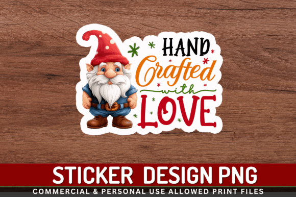 Download Hand Crafted with Love Stickers Design - Love stickers Collection