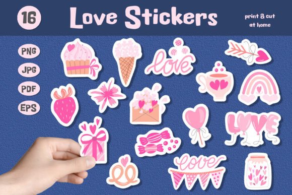 Download Love Stickers. Printable Stickers - Love stickers Collection