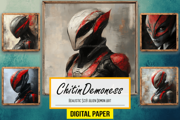 Download Realistic SciFi Alien Demon Backdrop Art - Demon Collection