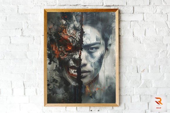 Download Whimsical Human &amp; Demon Wall Art - Demon Collection